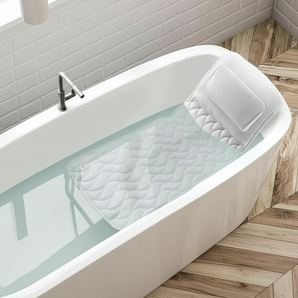 SOAKLUXE Ergonomic Full-Body Bathtub Pillow lifestyle 1