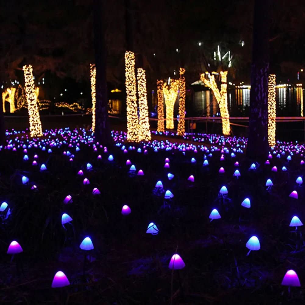 LUMINA MUSHROOM Solar-powered LED Lights