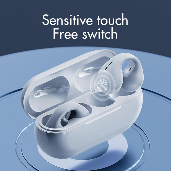 Bone Conduction Headphones, Wireless Bluetooth Open-Ear Earphones for Sports & Calls