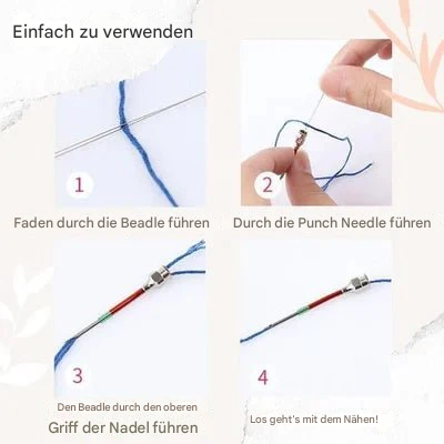 Embroidery Needle Set, Color-Coded