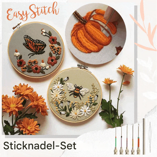 Embroidery Needle Set, Color-Coded