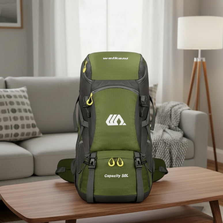 TrailPro 50L Hiking Backpack lifestyle image 1