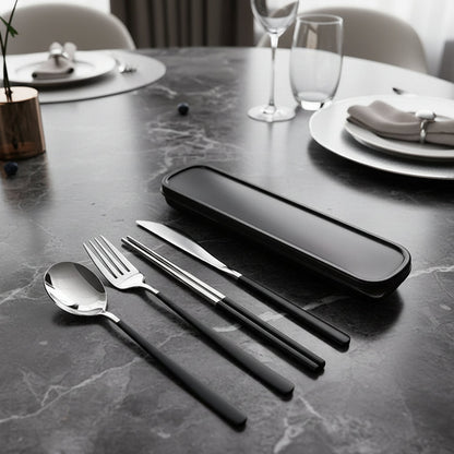 CUTLERYGO Stainless Steel Travel Cutlery Set