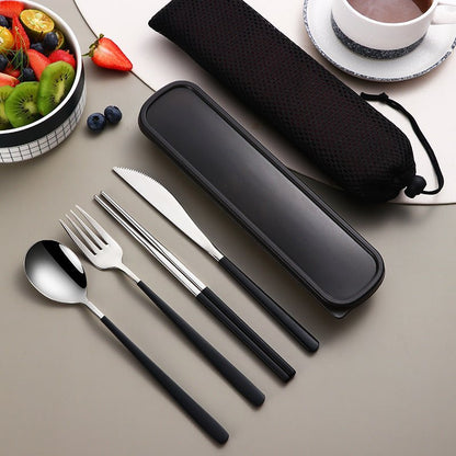 CUTLERYGO Stainless Steel Travel Cutlery Set