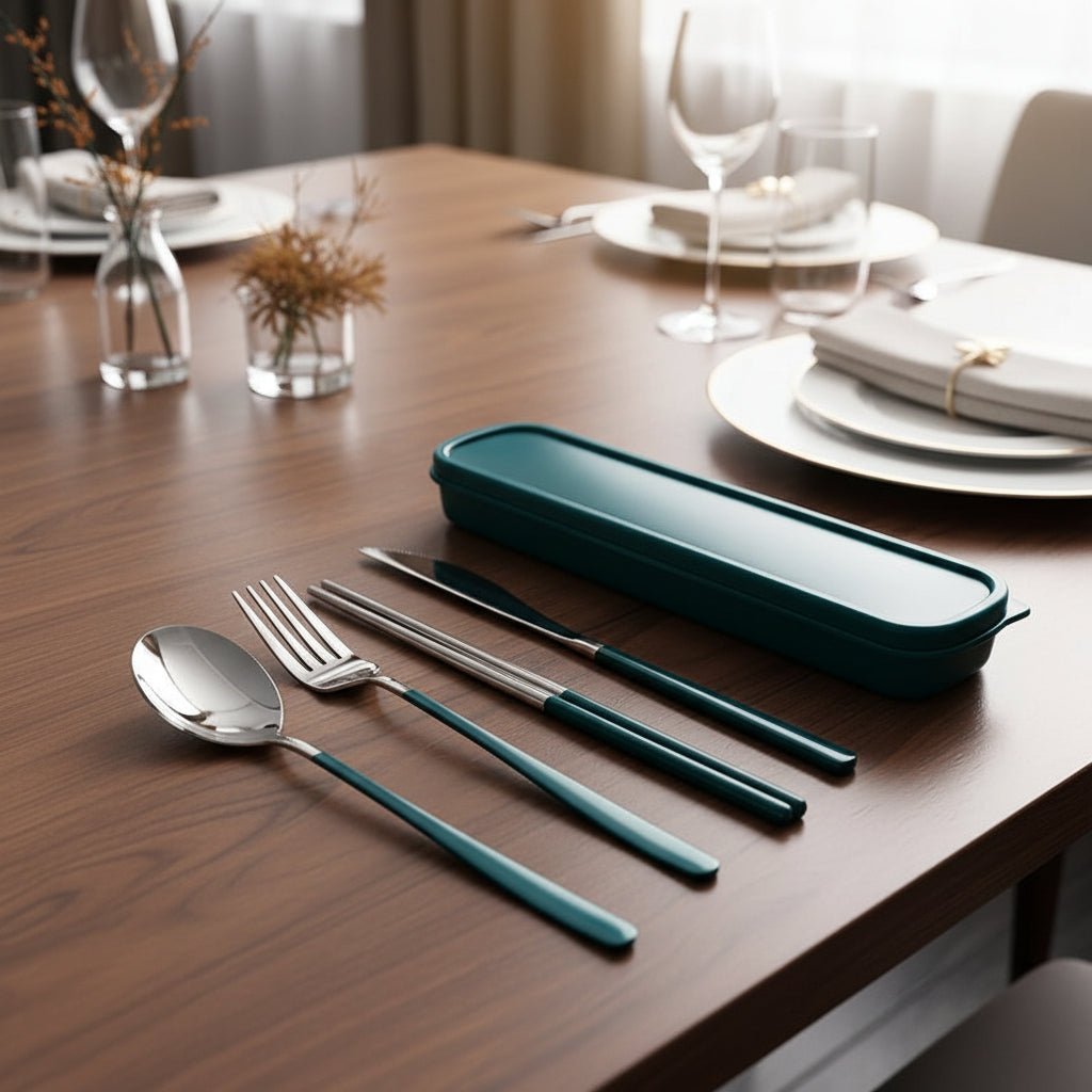 CUTLERYGO Stainless Steel Travel Cutlery Set