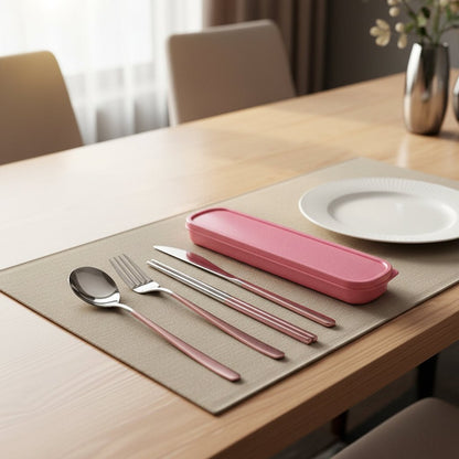CUTLERYGO Stainless Steel Travel Cutlery Set