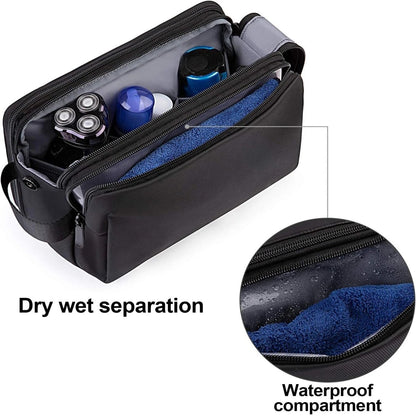 VOYAGELUX Large Men's Travel Toiletry Bag