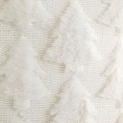SPRUCELY Cozy Plush Christmas Tree Pillowcase