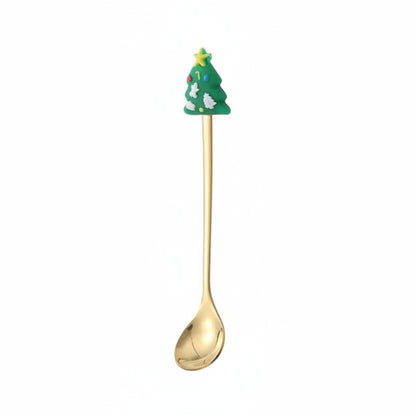 FESTIFORK Creative Christmas Spoon & Fruit Fork Set