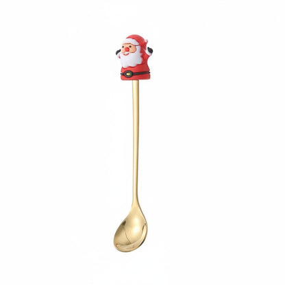FESTIFORK Creative Christmas Spoon & Fruit Fork Set
