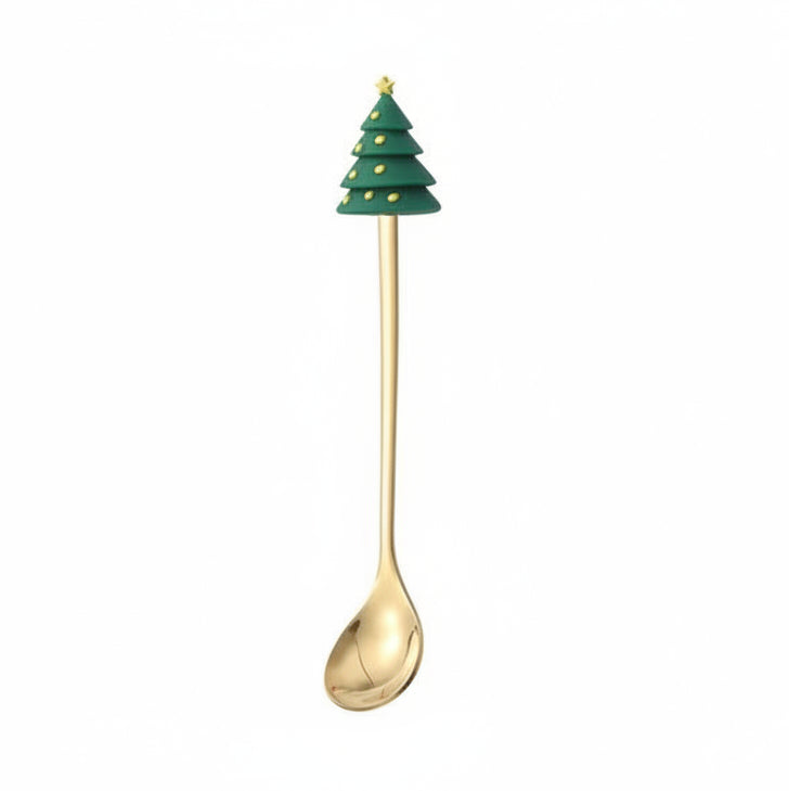 FESTIFORK Creative Christmas Spoon & Fruit Fork Set