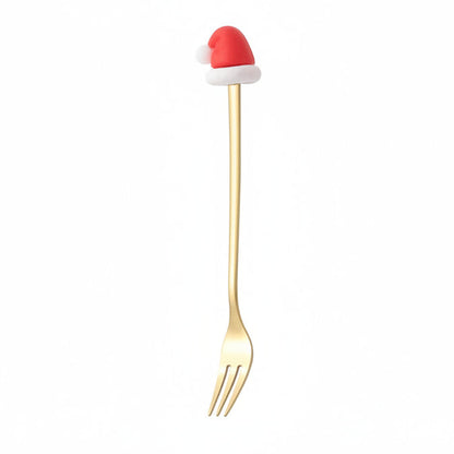 FESTIFORK Creative Christmas Spoon & Fruit Fork Set