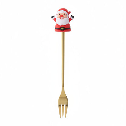 FESTIFORK Creative Christmas Spoon & Fruit Fork Set