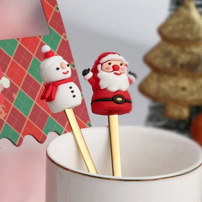 FESTIFORK Creative Christmas Spoon & Fruit Fork Set