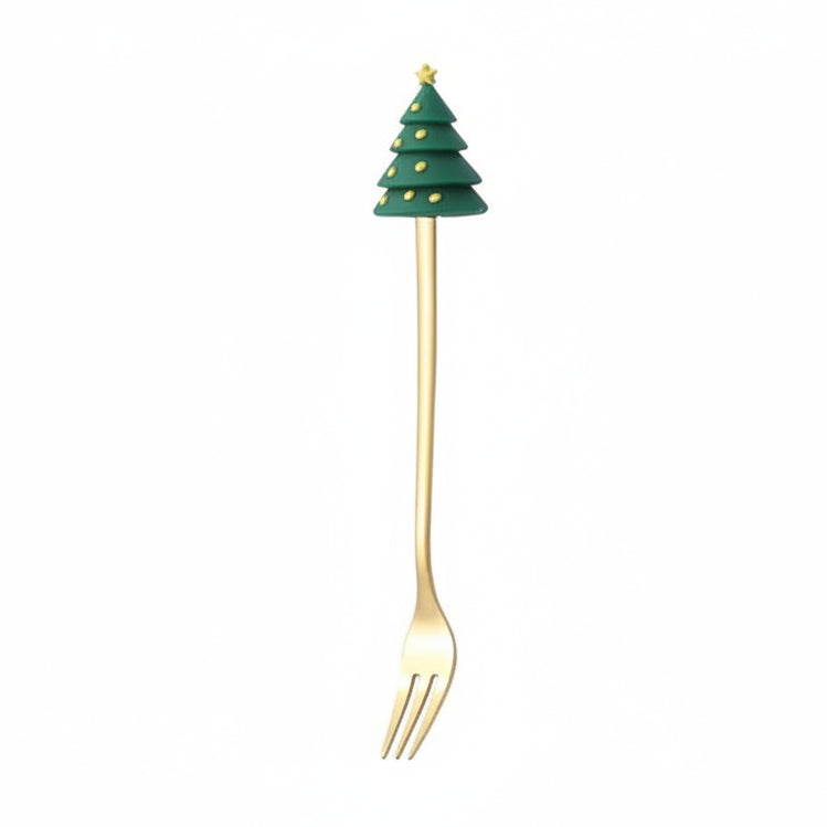 FESTIFORK Creative Christmas Spoon & Fruit Fork Set