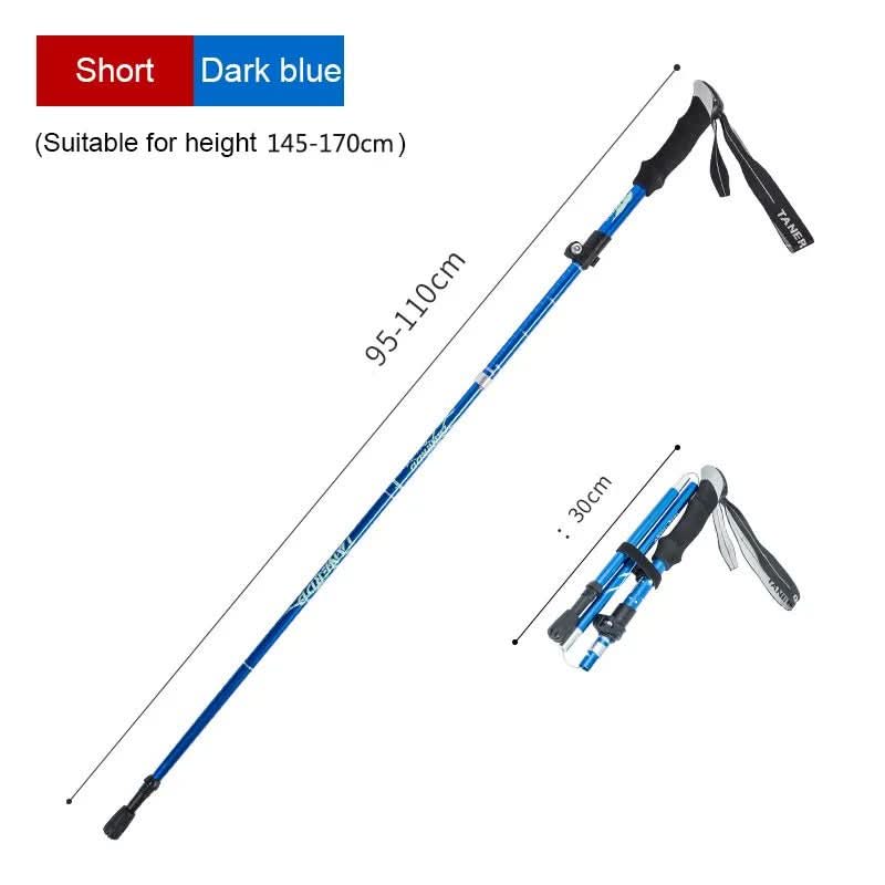 TrekLite Ultralight Telescopic Trekking Poles Set image with text 3