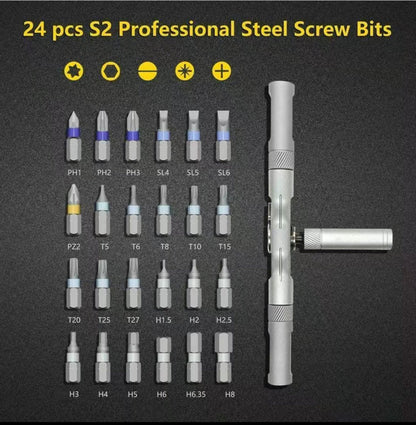 TOOLHUB Compact 24-in-1 Screwdriver Set