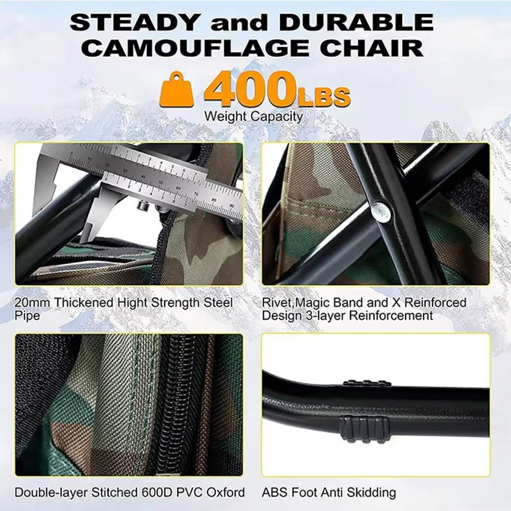 CAMOCHAIR PACK 3-in-1 Camouflage Rucksack