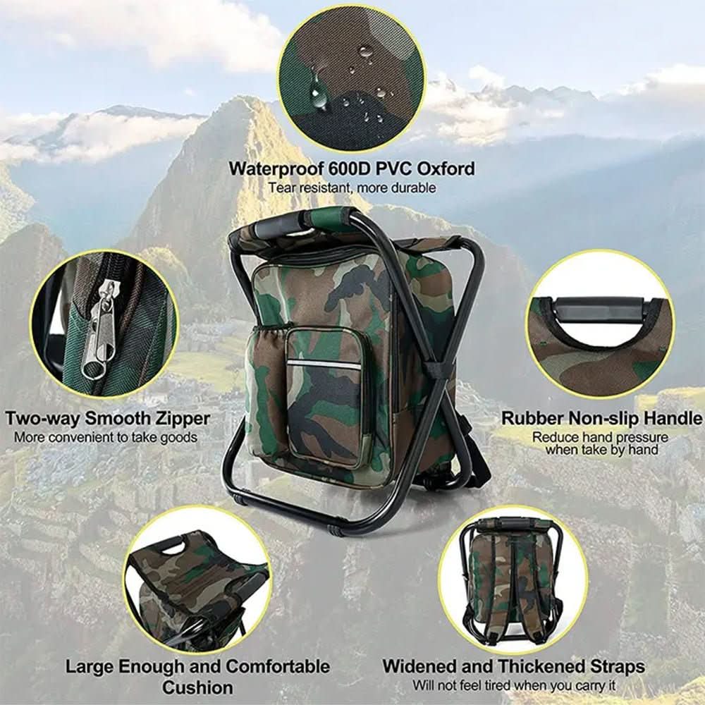 CAMOCHAIR PACK 3-in-1 Camouflage Rucksack