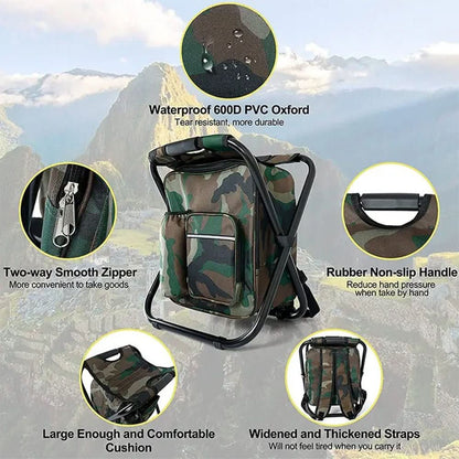 CAMOCHAIR PACK 3-in-1 Camouflage Rucksack