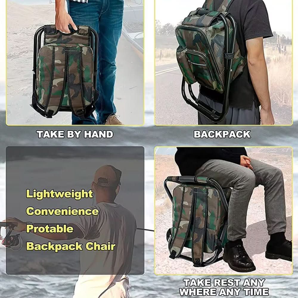 CAMOCHAIR PACK 3-in-1 Camouflage Rucksack
