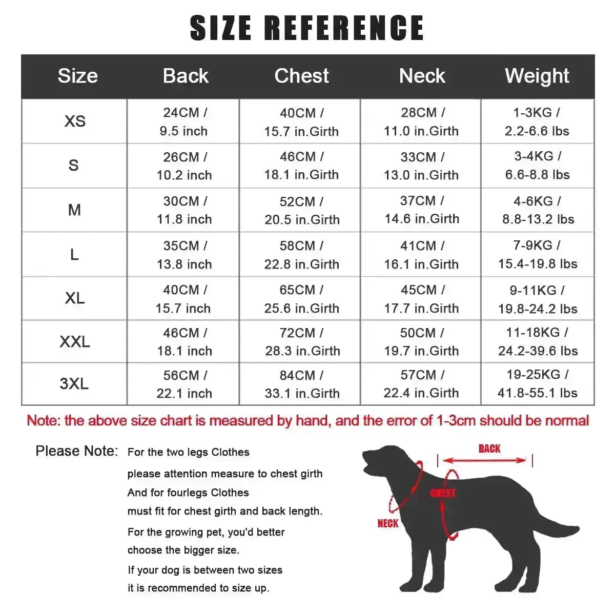Dog Winter Jacket, Lined and Windproof