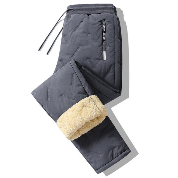 Waterproof Fleece Lined Pants, Windproof Thermal Winter Pants for Skiing, Hiking & Snow