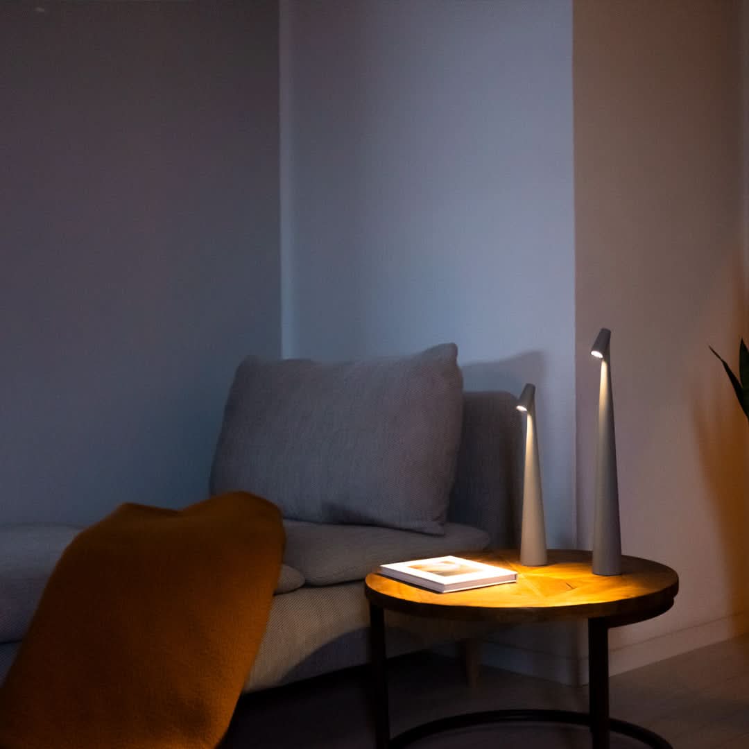 Cordless Designer LED Table Lamp, 3-Level Touch Dimmer