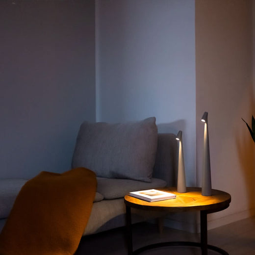Cordless Table Lamp, Rechargeable LED Metal Lamp with 3 Level Touch Dimmer for Bedroom, Dining & Patio