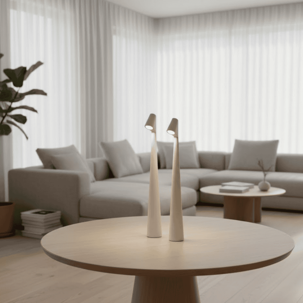 Cordless Designer LED Table Lamp, 3-Level Touch Dimmer