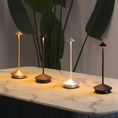 Cordless Table Lamp, Touch Dimmer, USB Charging