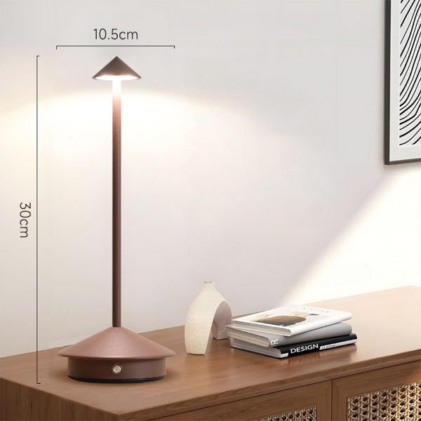 Rechargeable Table Lamp, Cordless USB Charging Touch Dimmer LED Lamp for Indoor & Outdoor