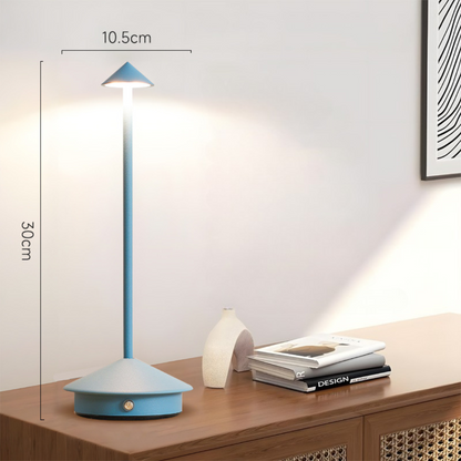 Cordless Table Lamp, Touch Dimmer, USB Charging