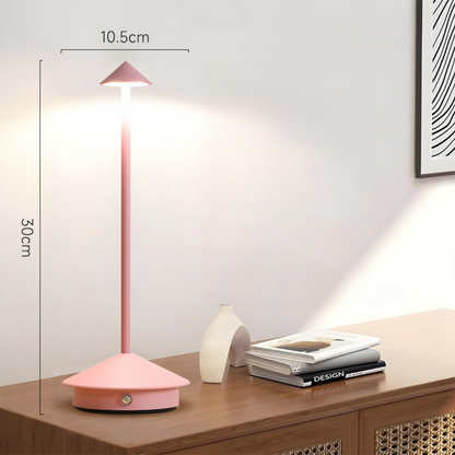 Cordless Table Lamp, Touch Dimmer, USB Charging