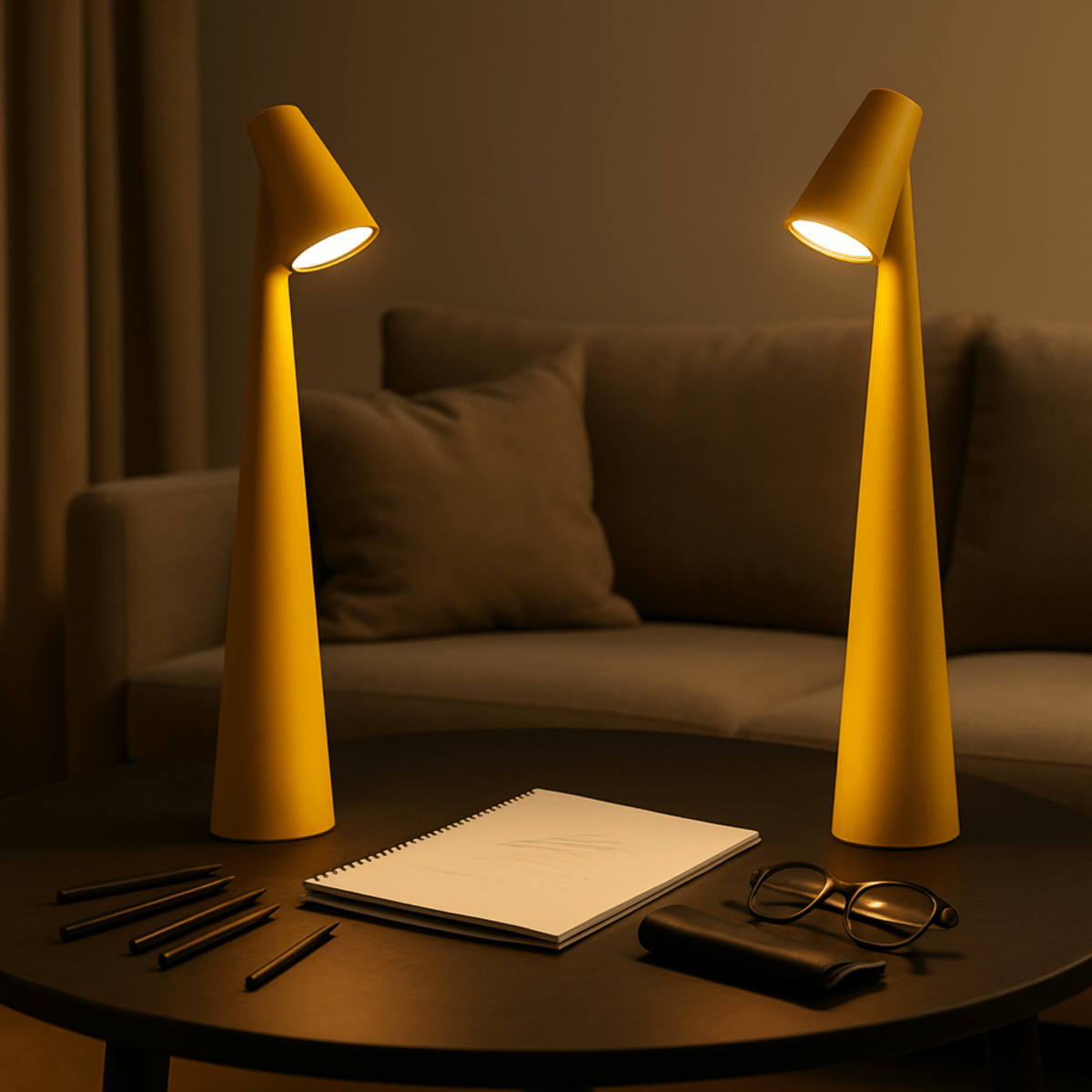 Cordless Dimmable LED Table Lamp, Warm White