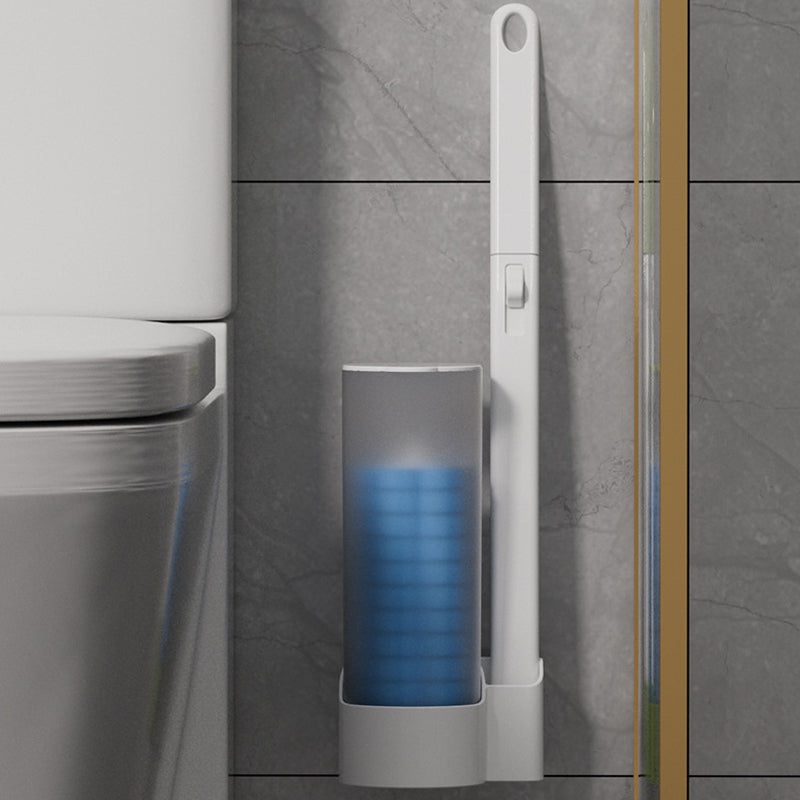 Disposable Toilet Brush, Antibacterial Sponge Heads