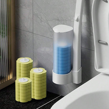 Disposable Toilet Brush, Antibacterial Sponge Heads