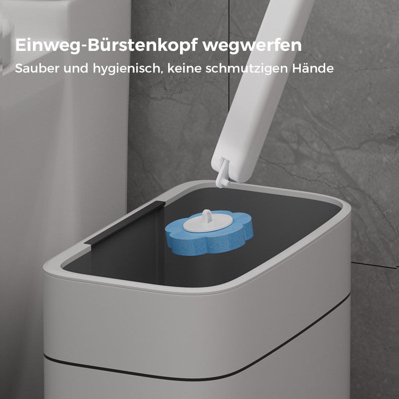 Disposable Toilet Brush, Antibacterial Sponge Heads