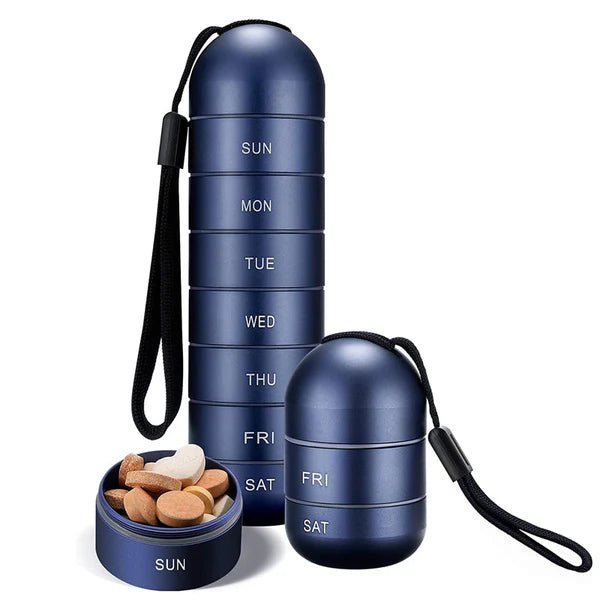 MEDICARRY Portable 7-day Pill Organizer