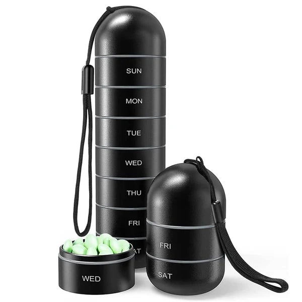 MEDICARRY Portable 7-day Pill Organizer