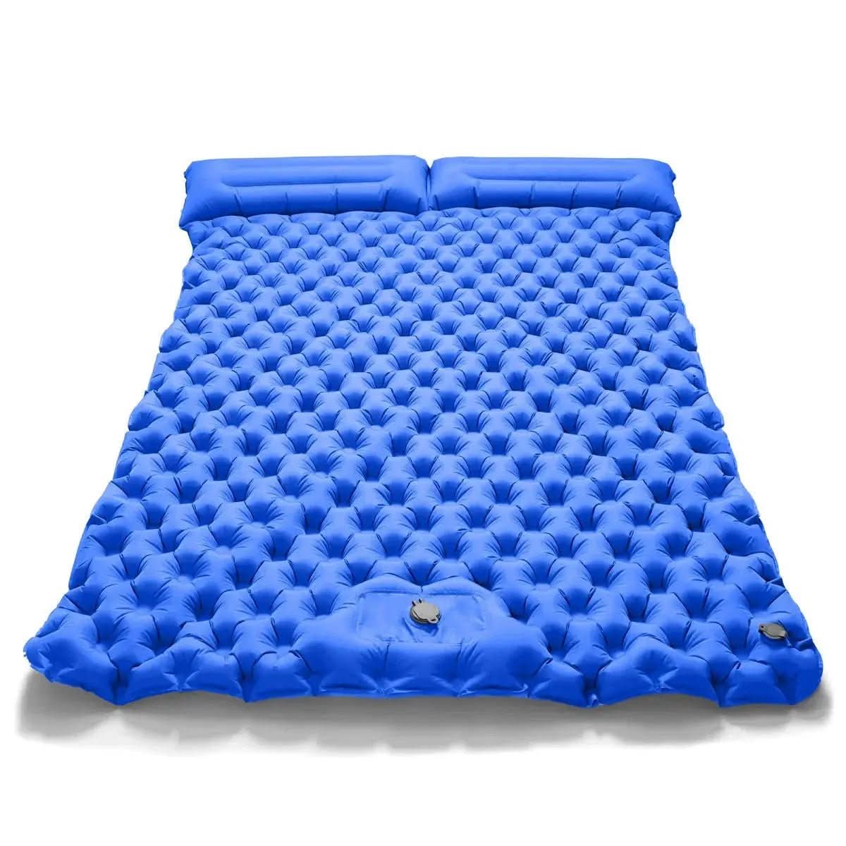 WANDERRUHE Ultra-light Self-inflating Double Hiking Mat lifestyle image 2