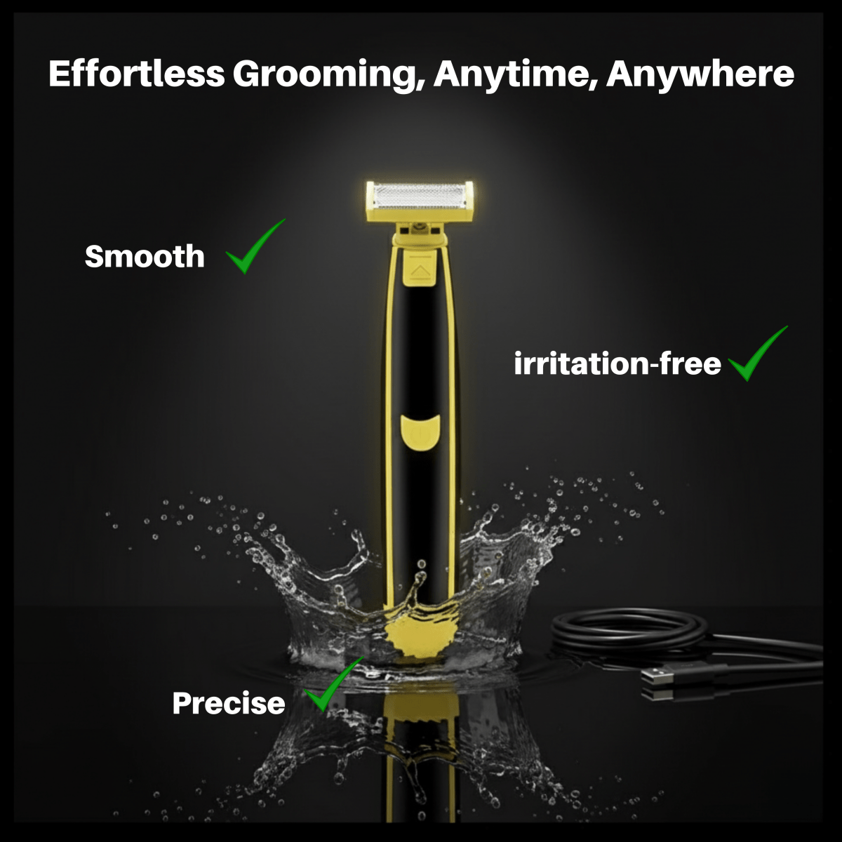 GlideEdge Pro Body Groomer Wet Dry Shaver