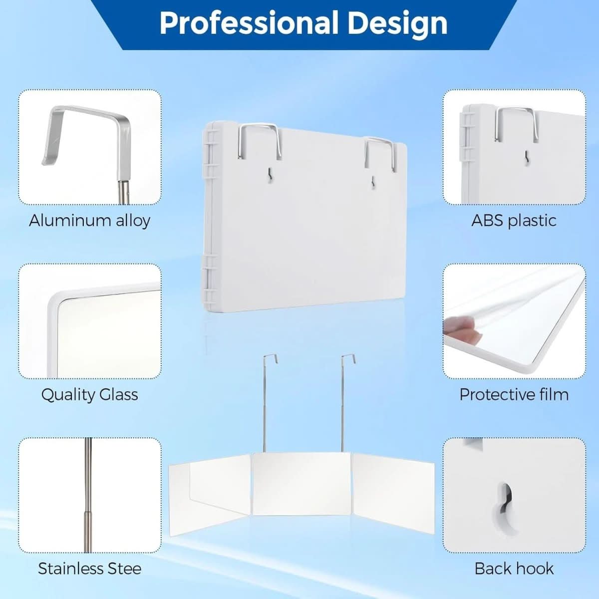 TRIFLEX Mirror Foldable 3-way Mirror