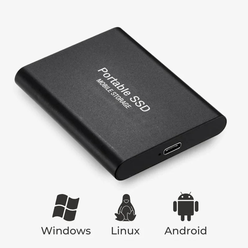 External SSD for PS5 & Xbox, USB-C, 1TB-30TB, Aluminum