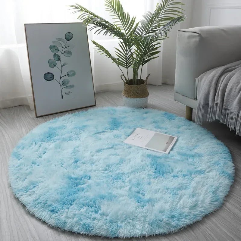 PLUSHIA Ultra-soft Round Plush Rug