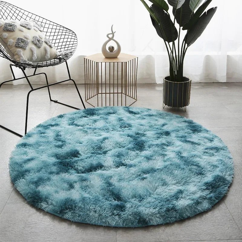 PLUSHIA Ultra-soft Round Plush Rug