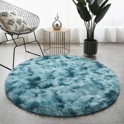 PLUSHIA Ultra-soft Round Plush Rug