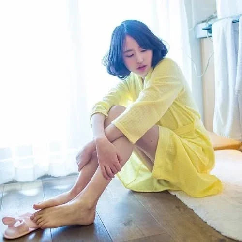 CottonWave Unisex Waffle Bathrobe lifestyle image 1