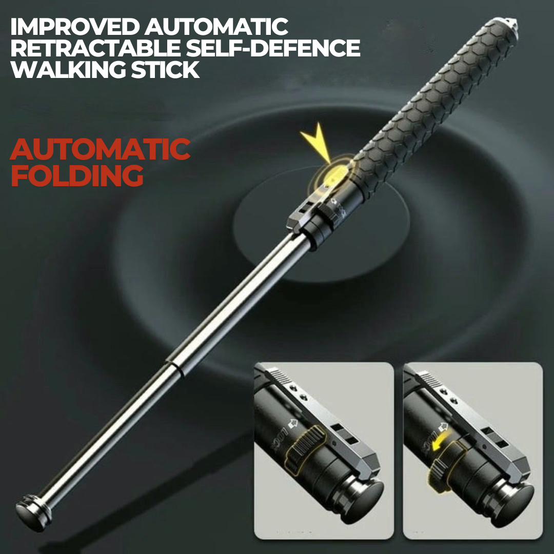 Self-Defense Walking Stick, Telescopic Steel