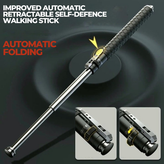 Self-Defense Walking Stick, Telescopic Steel